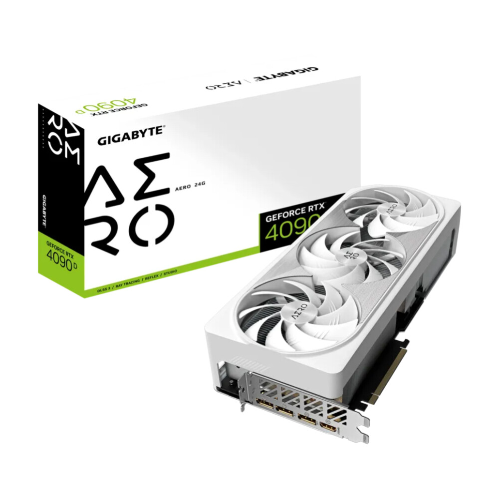 Видеокарта GIGABYTE RTX 4090 D AERO 24G, 24 ГБ, белый
Видеокарта GIGABYTE RTX 4090 D AERO 24G, 24 ГБ, белый