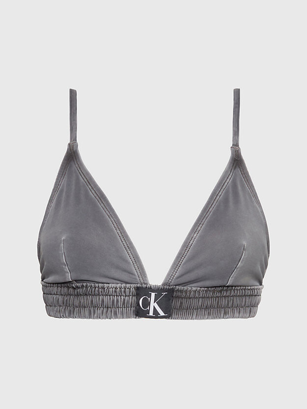 Верх бикини с треугольными чашечками - CK Authentic Calvin Klein, черный
Верх бикини с треугольными чашечками - CK Authentic Calvin Klein, черный