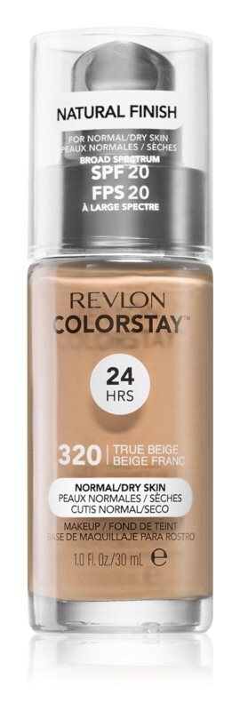 Стойкая основа для нормальной и сухой кожи Revlon Cosmetics ColorStay™, оттенок 320 True Beige 30 мл
Стойкая основа для нормальной и сухой кожи Revlon Cosmetics ColorStay™, оттенок 320 True Beige 30 мл