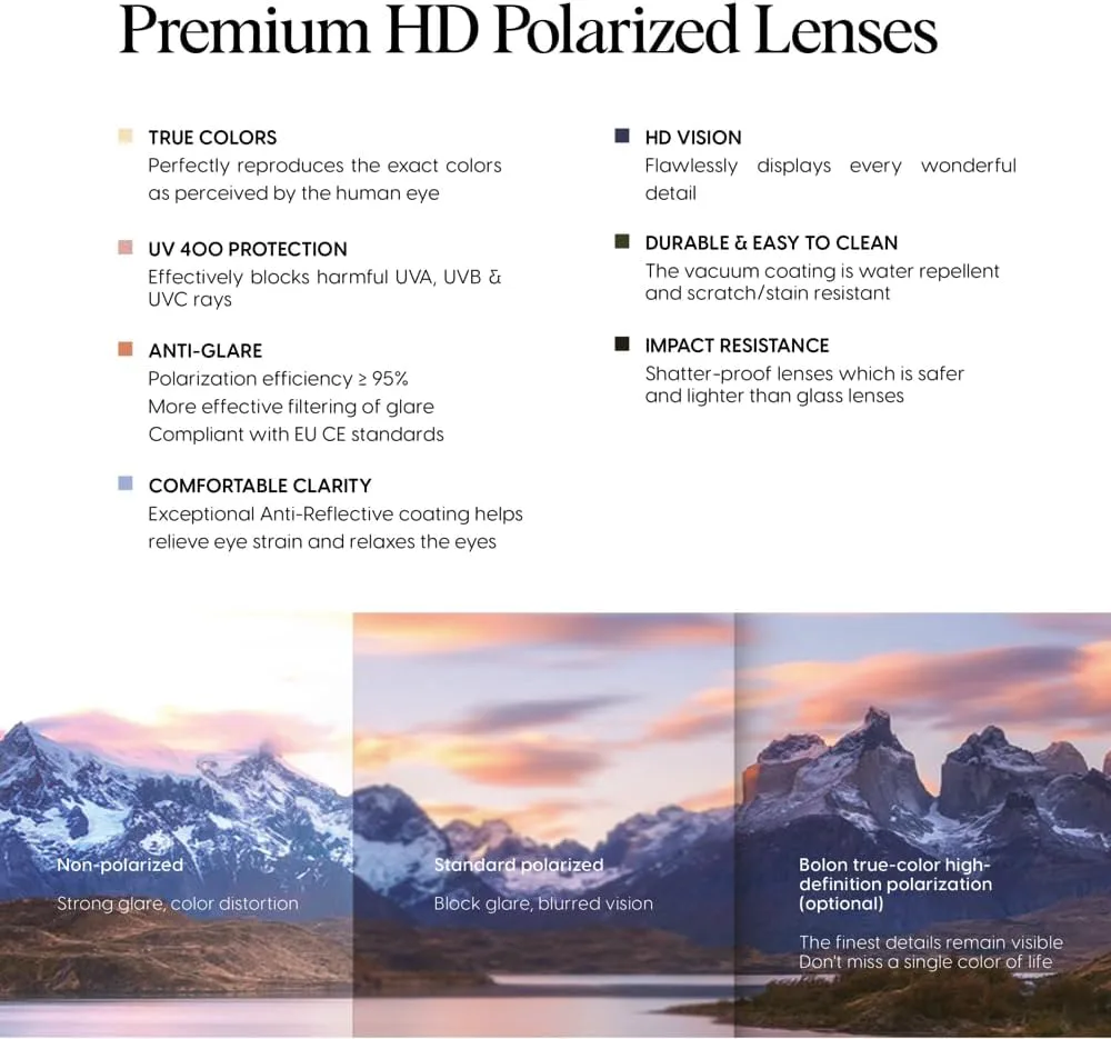 Женские стильные элегантные круглые поляризованные солнцезащитные очки BOLON BL3130 Ginza 55 мм, эксклюзивный бренд очков EssilorLuxottica, Gloss Black/Grey Polarized
Женские стильные элегантные круглые поляризованные солнцезащитные очки BOLON BL3130 Ginza 55 мм, эксклюзивный бренд очков EssilorLuxottica, Gloss Black/Grey Polarized