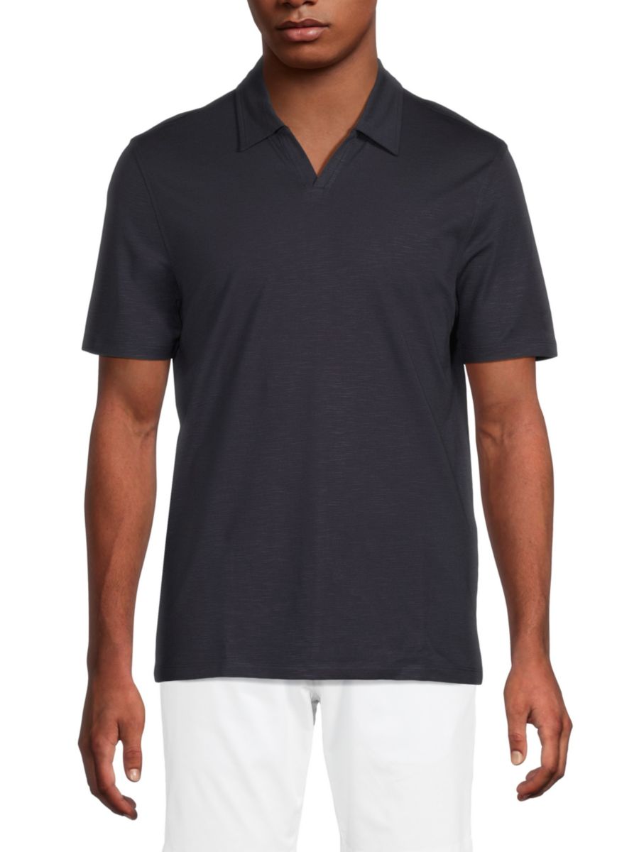 Рубашка-поло эластичной вязки Slub Kenneth Cole, темно-синий
Рубашка-поло эластичной вязки Slub Kenneth Cole, темно-синий