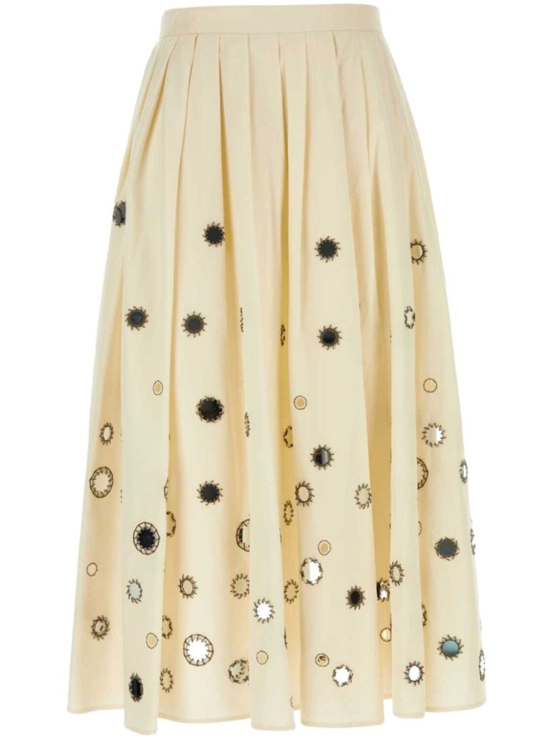 Prada юбка миди из хлопка с зеркальной отделкой, нейтральный цвет
Prada юбка миди из хлопка с зеркальной отделкой, нейтральный цвет