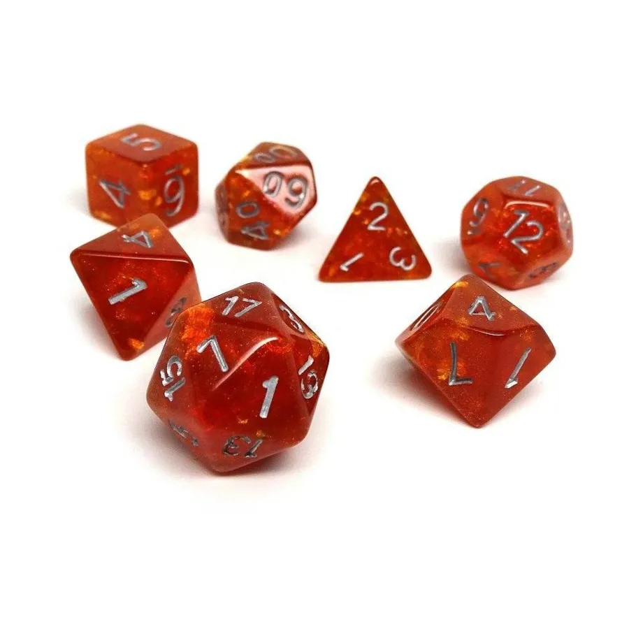 Риф Оранжевого океана с серебром (7), Dice - 7 Piece Poly Sets - Assorted (Easy Roller Dice)
Риф Оранжевого океана с серебром (7), Dice - 7 Piece Poly Sets - Assorted (Easy Roller Dice)