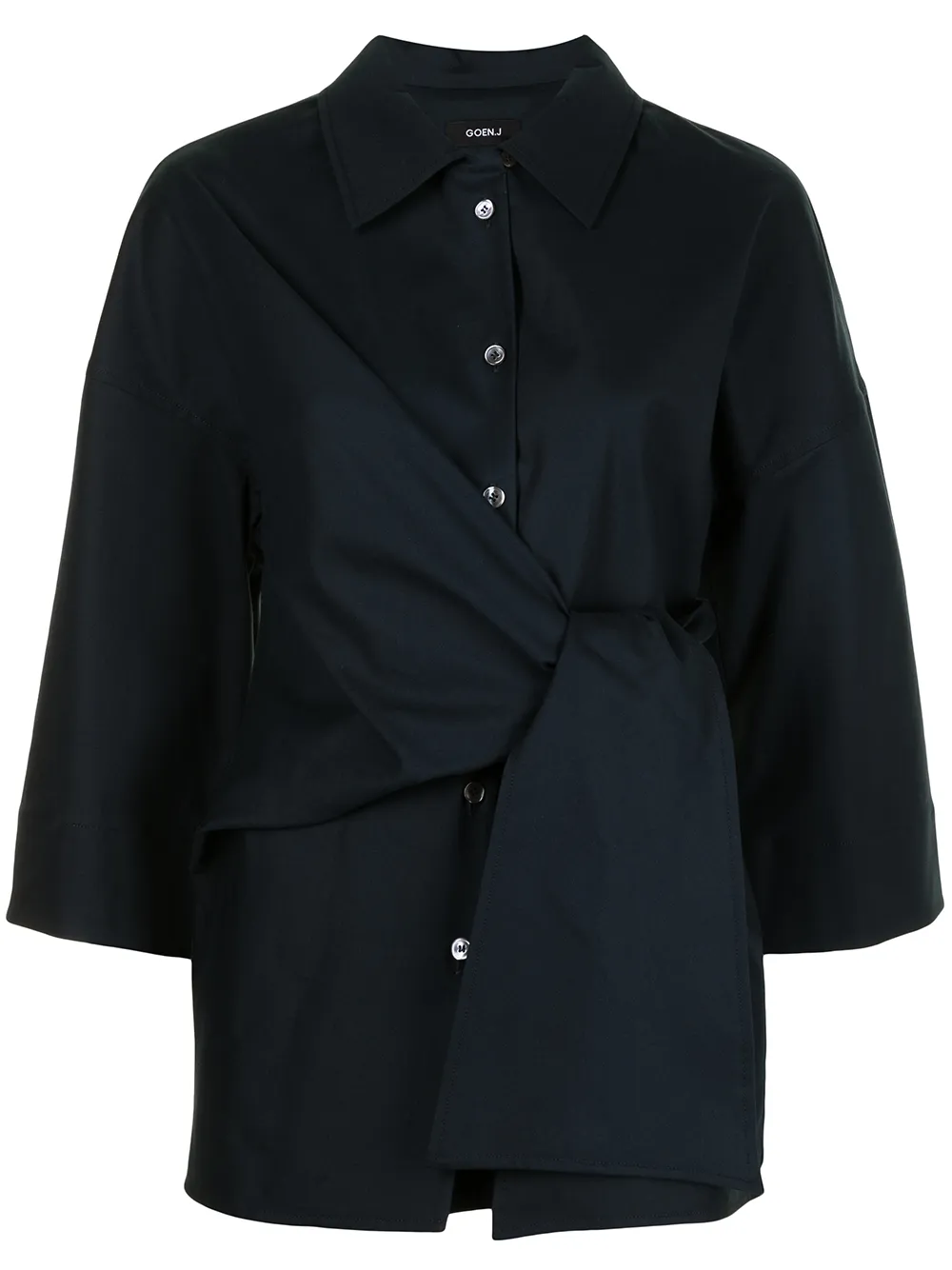 Рубашка с завязками Goen.J, синий
Рубашка с завязками Goen.J, синий