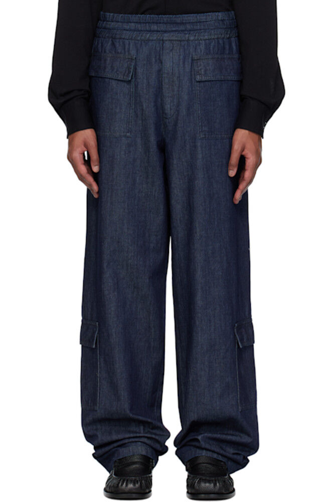 Эластичные джинсы-карго индиго Dries Van Noten
Эластичные джинсы-карго индиго Dries Van Noten