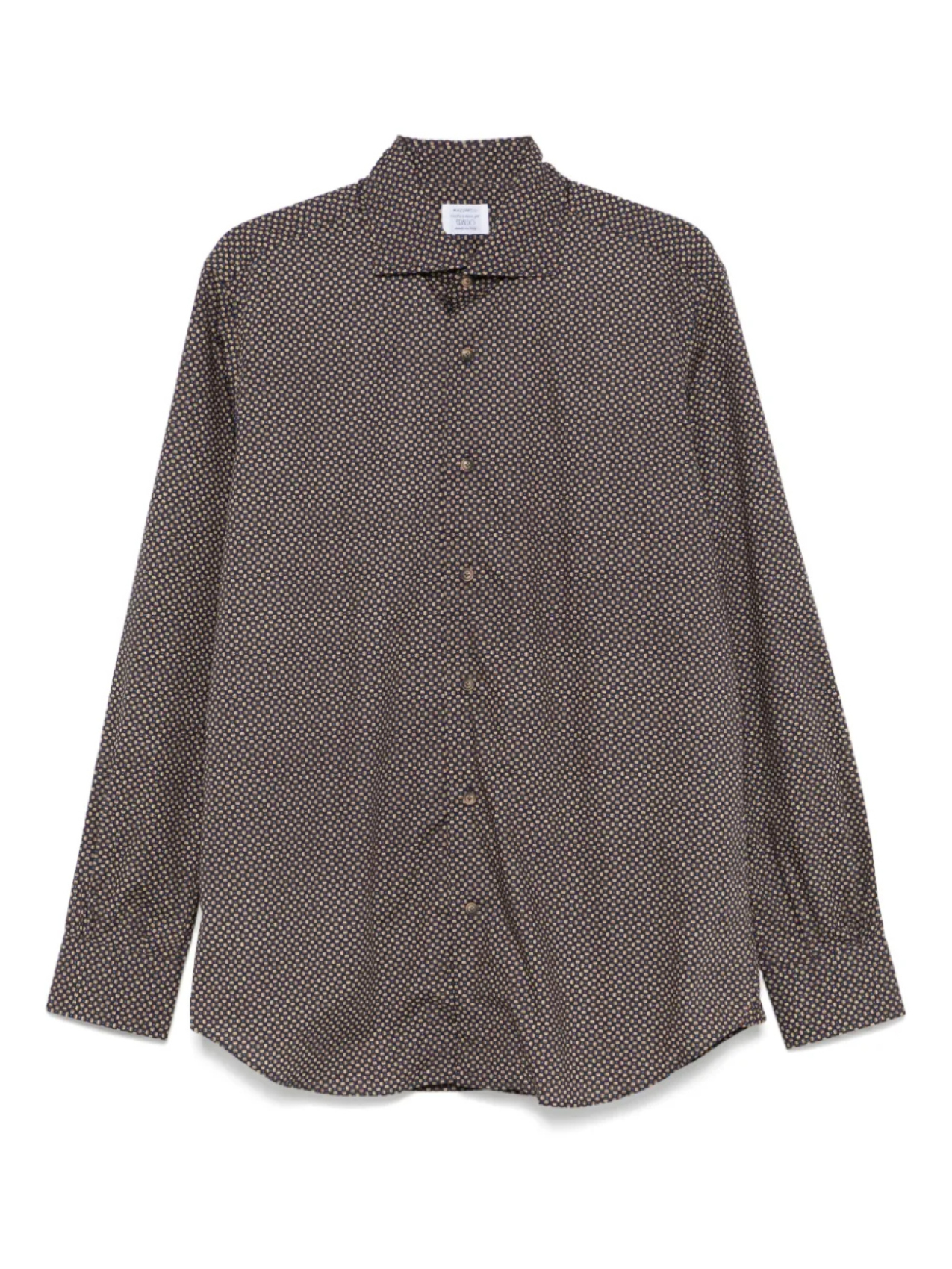 Mazzarelli рубашка с цветочным принтом, коричневый
Mazzarelli рубашка с цветочным принтом, коричневый