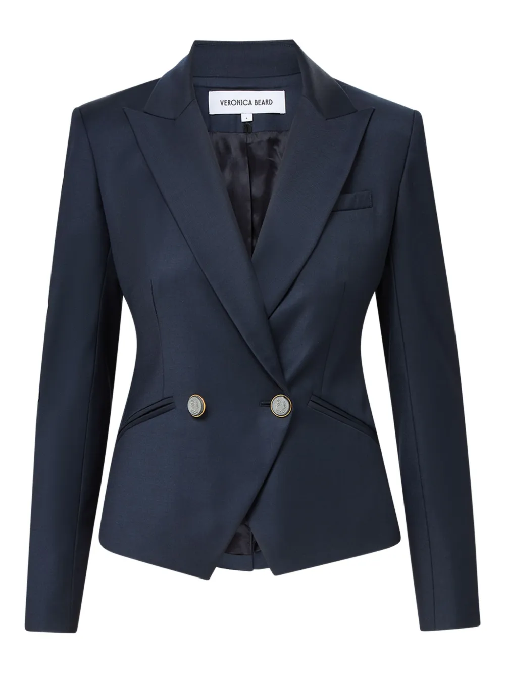 Двубортный пиджак Рики Veronica Beard, синий
Двубортный пиджак Рики Veronica Beard, синий