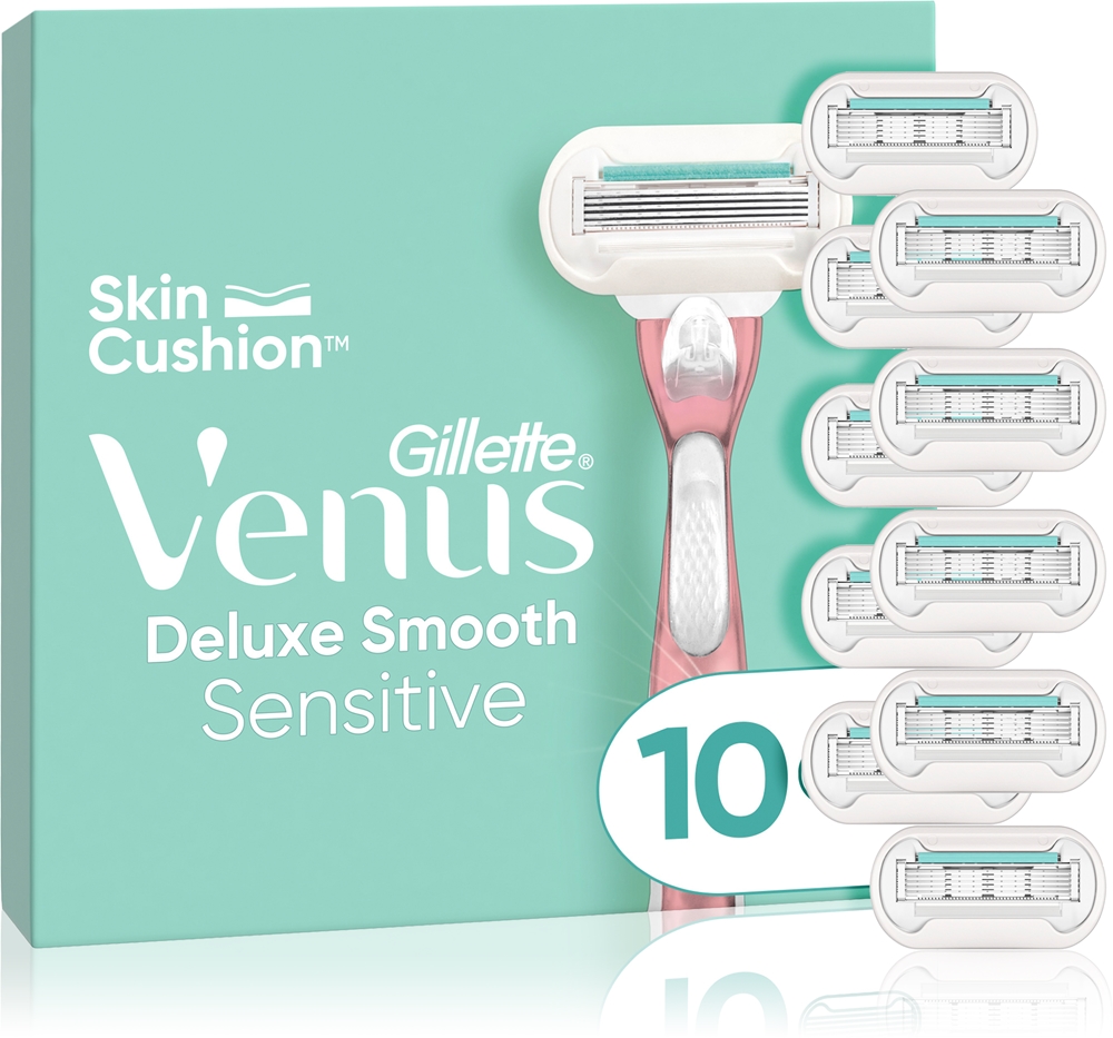 Сменные лезвия Venus Deluxe Smooth Sensitive Gillette, 10 шт
Сменные лезвия Venus Deluxe Smooth Sensitive Gillette, 10 шт