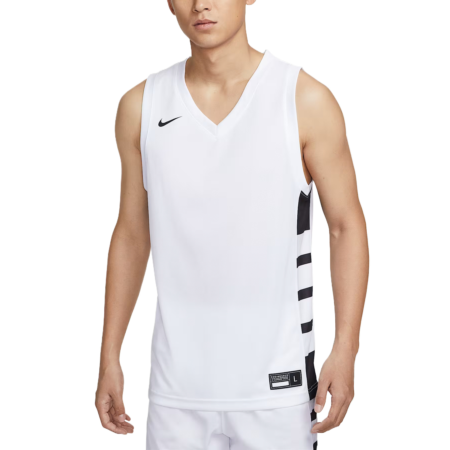Nike Мужская белая баскетбольная майка Dri Fit
Nike Мужская белая баскетбольная майка Dri Fit