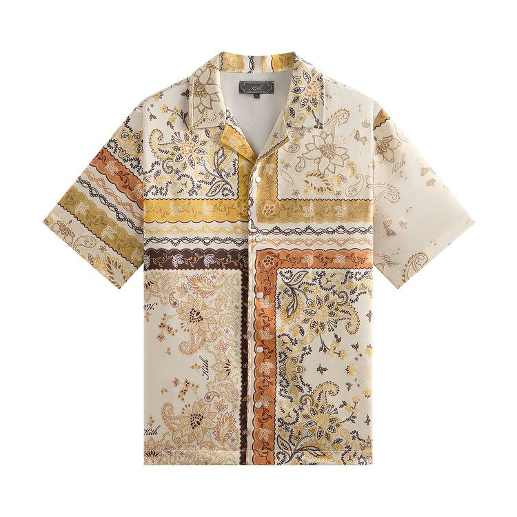 Рубашка Kith Panelled Bandana Thompson Camp Collar Shirt, Sandrift
Рубашка Kith Panelled Bandana Thompson Camp Collar Shirt, Sandrift