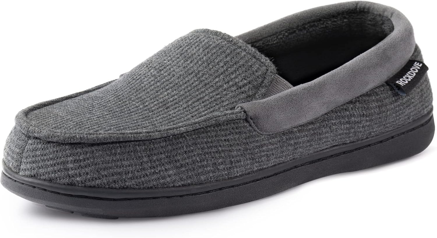 Мужские тапочки RockDove с вафельной вязкой и подошвой из пены с эффектом памяти, съемная стелька, темно-серый
Мужские тапочки RockDove с вафельной вязкой и подошвой из пены с эффектом памяти, съемная стелька, темно-серый