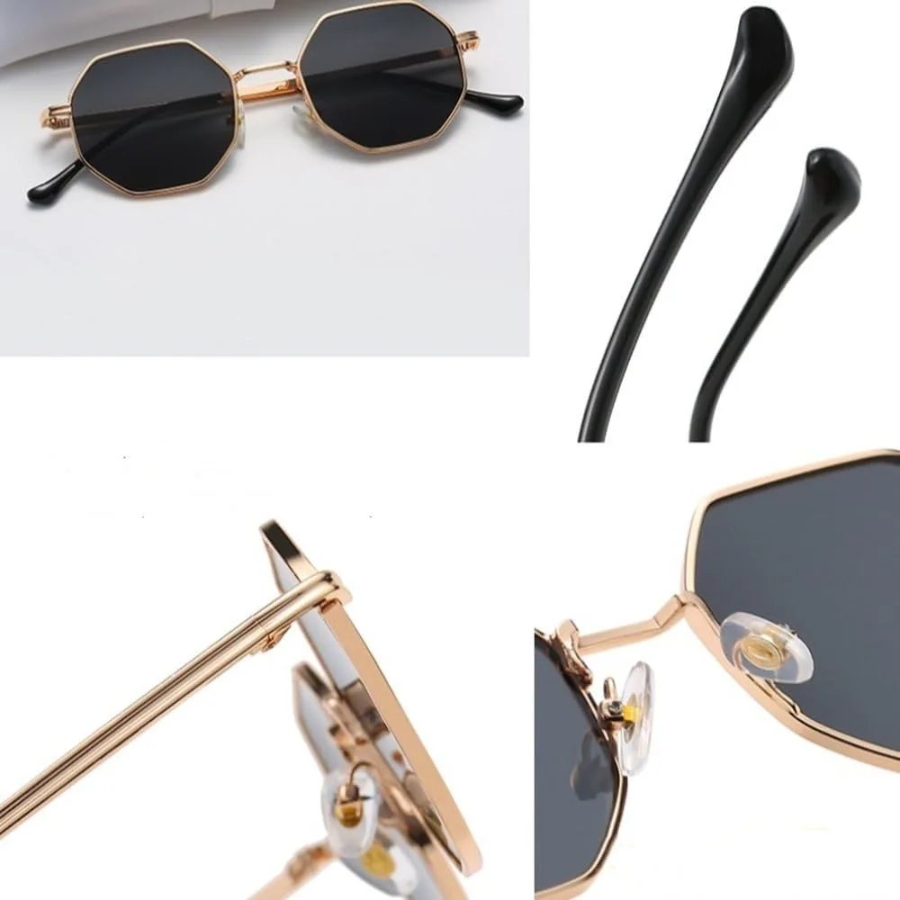 Солнцезащитные очки Polygon Metal в винтажной оправе для женщин, солнцезащитные очки для мужчин, роскошные солнцезащитные очки для женщин, зеркальные GHVWYX, Gold
Солнцезащитные очки Polygon Metal в винтажной оправе для женщин, солнцезащитные очки для мужчин, роскошные солнцезащитные очки для женщин, зеркальные GHVWYX, Gold