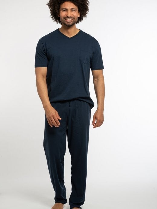 Пижамы из органического хлопка Ammann, синий
Пижамы из органического хлопка Ammann, синий