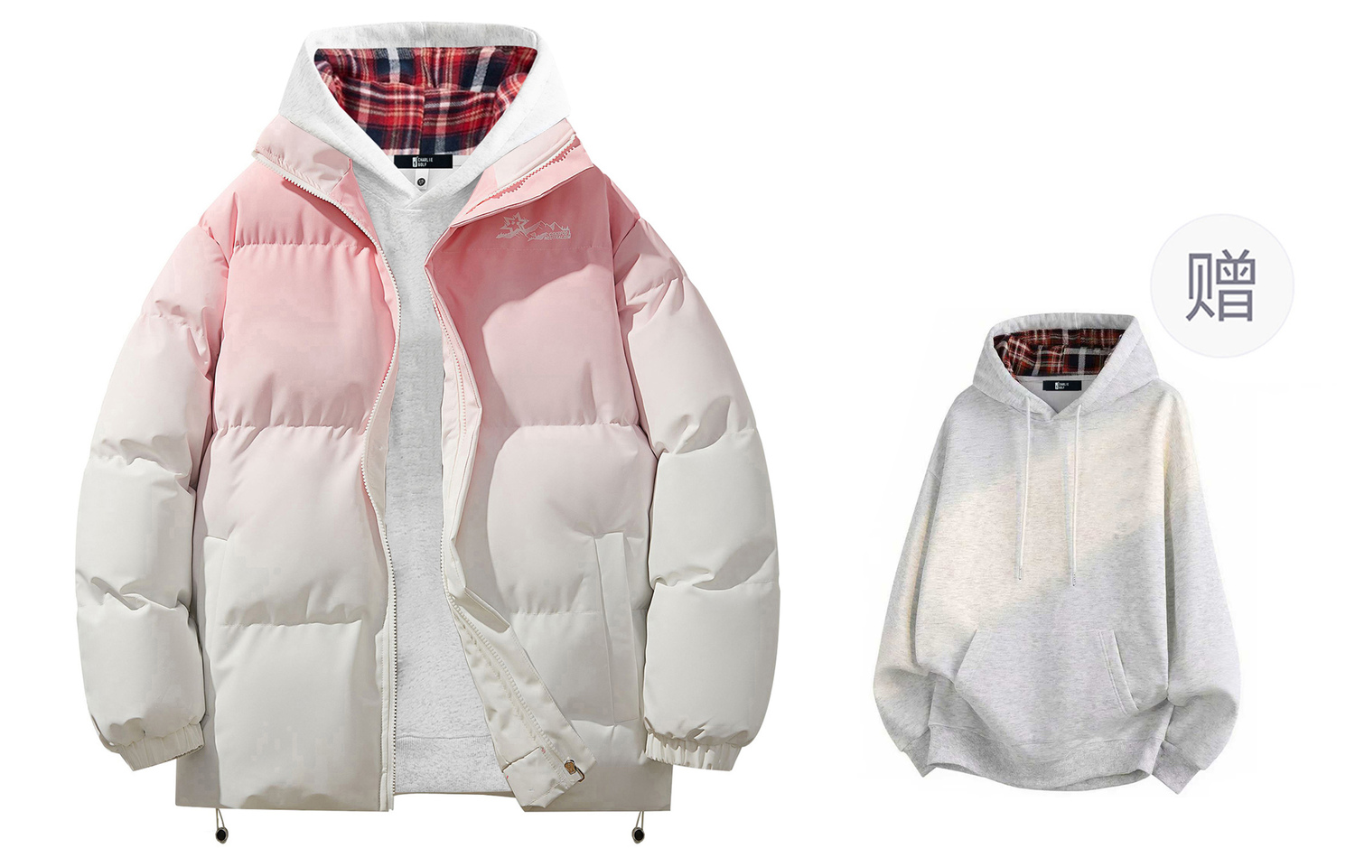 Пуховик Unisex CSKS, розовый (free plaid inner sweatshirt)
Пуховик Unisex CSKS, розовый (free plaid inner sweatshirt)