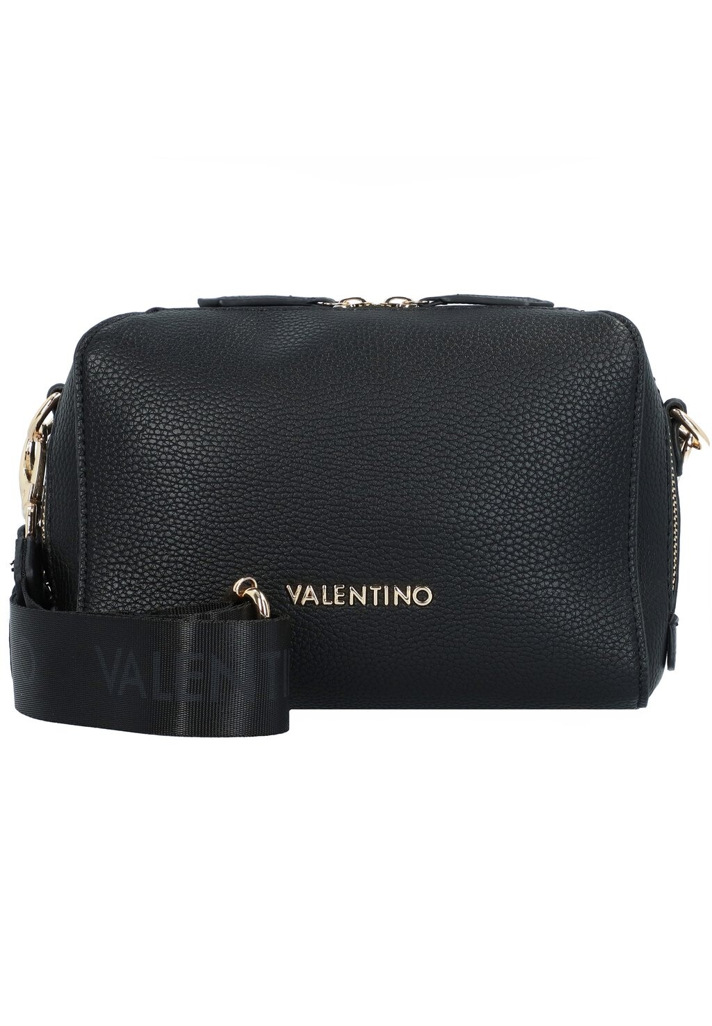 Сумка на плечо Valentino прямоугольной формы с золотой фурнитурой, черный
Сумка на плечо Valentino прямоугольной формы с золотой фурнитурой, черный