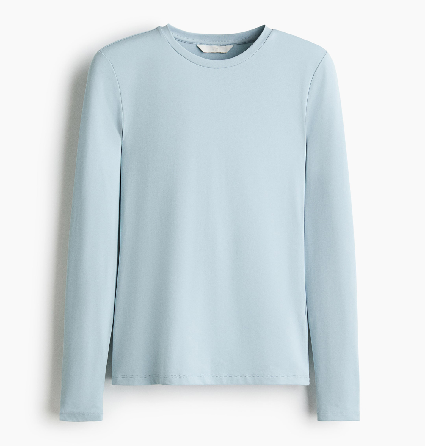 Лонгслив H&M Microfibre, светло-бирюзовый
Лонгслив H&M Microfibre, светло-бирюзовый