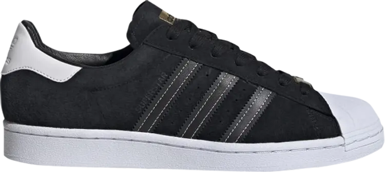 Кроссовки Adidas Superstar 'Black Suede', черный 
Кроссовки Adidas Superstar 'Black Suede', черный