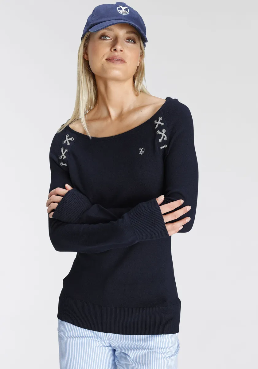 DELMAO полосатый свитер, цвет морской волны
DELMAO полосатый свитер, цвет морской волны