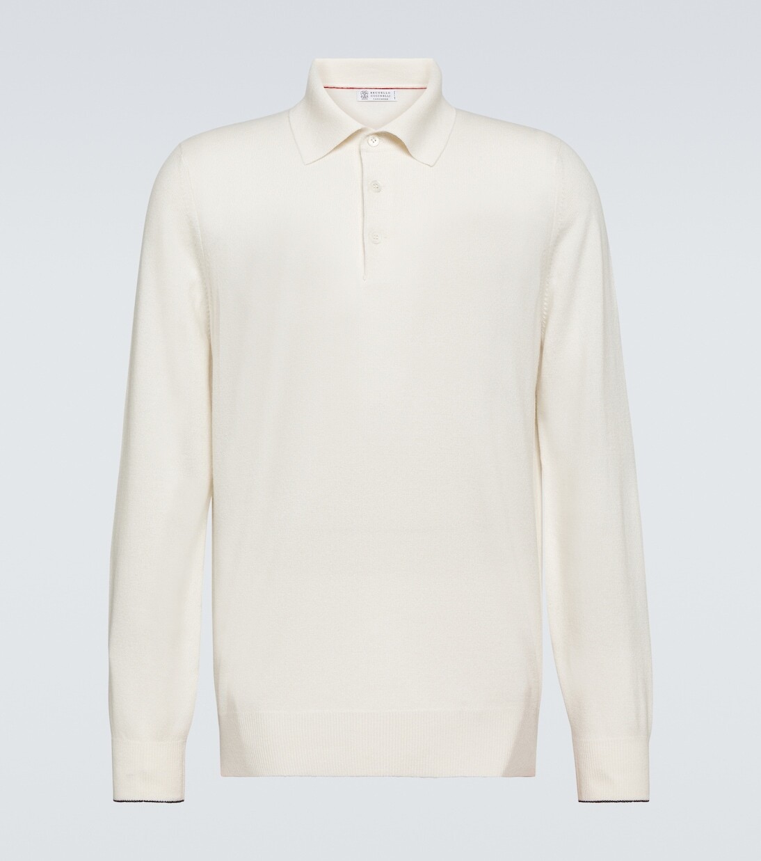 Кашемировый свитер с воротником Brunello Cucinelli, бежевый
Кашемировый свитер с воротником Brunello Cucinelli, бежевый