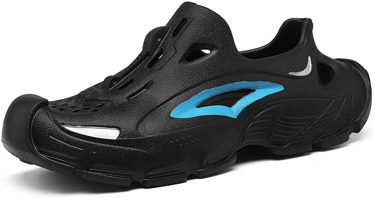 Мужские летние садовые сабо, взрослые спортивные сандалии для прогулок, водные пляжные туфли, повседневные шлепанцы, легкие дышащие прохладные шлепанцы, удобные и модные, подходят для повседневной носки Miluoluo, черный
Мужские летние садовые сабо, взрослые спортивные сандалии для прогулок, водные пляжные туфли, повседневные шлепанцы, легкие дышащие прохладные шлепанцы, удобные и модные, подходят для повседневной носки Miluoluo, черный