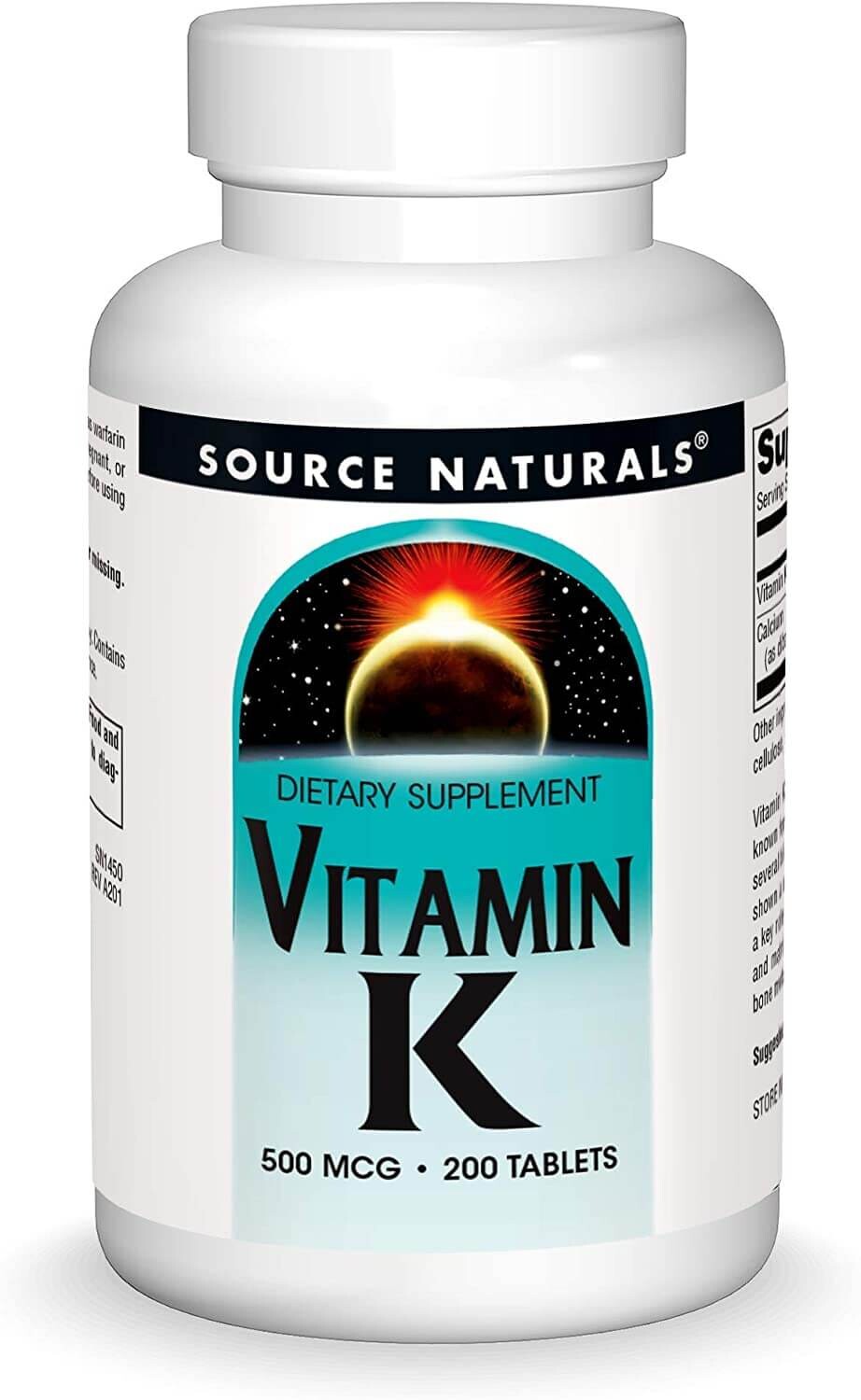 Витамин К Source Naturals 500 мкг, 200 капсул
Витамин К Source Naturals 500 мкг, 200 капсул