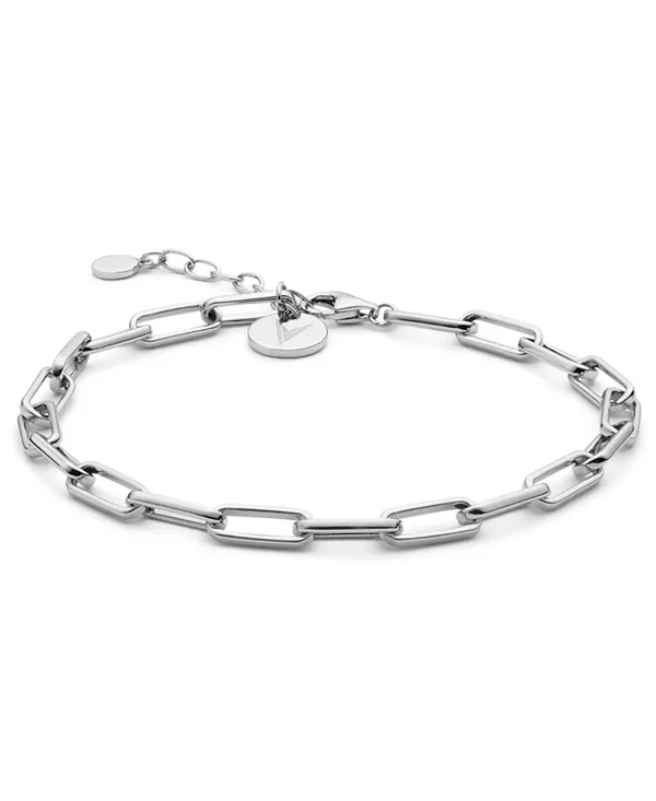 Женский браслет-цепочка – посеребренная нержавеющая сталь, 7 дюймов Vincero, silver
Женский браслет-цепочка – посеребренная нержавеющая сталь, 7 дюймов Vincero, silver