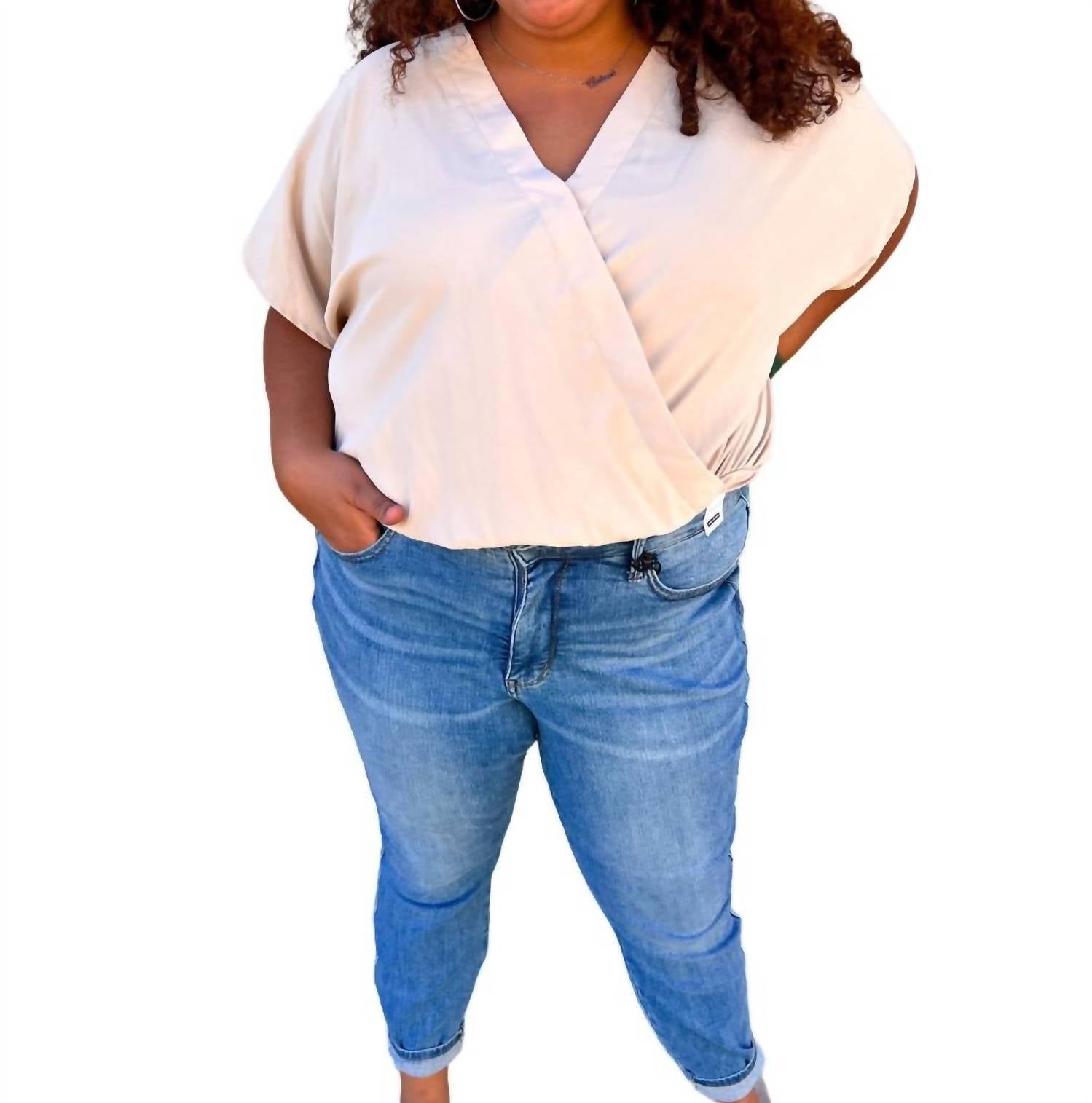 Боди Quinn Lightweight Crinkle Surplice - Plus In Blush Heyson, красный 
Боди Quinn Lightweight Crinkle Surplice - Plus In Blush Heyson, красный