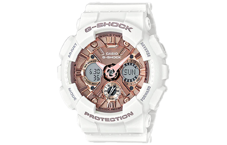 CASIO Женские часы G-SHOCK белые GMAS120MF-7A2
CASIO Женские часы G-SHOCK белые GMAS120MF-7A2