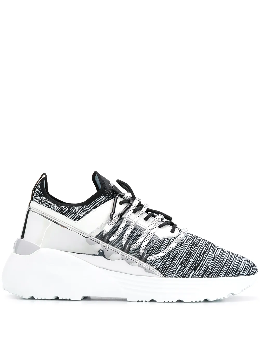 Кроссовки с зеркальными вставками Hogan, белый
Кроссовки с зеркальными вставками Hogan, белый