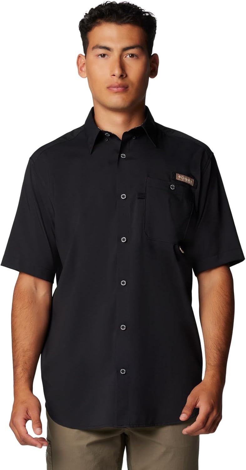 Columbia мужская рубашка Bucktail II с коротким рукавом, Black/Timberwoods Camo
Columbia мужская рубашка Bucktail II с коротким рукавом, Black/Timberwoods Camo