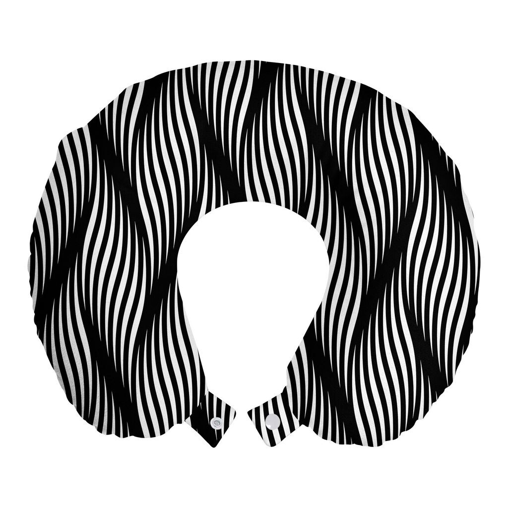 ABAKUHAUS Stripes Дорожная подушка для шеи, современные линии с эффектом завитков, пенопластовые дорожные принадлежности для самолета и автомобиля, 30x30 см, угольно-серый белый
ABAKUHAUS Stripes Дорожная подушка для шеи, современные линии с эффектом завитков, пенопластовые дорожные принадлежности для самолета и автомобиля, 30x30 см, угольно-серый белый