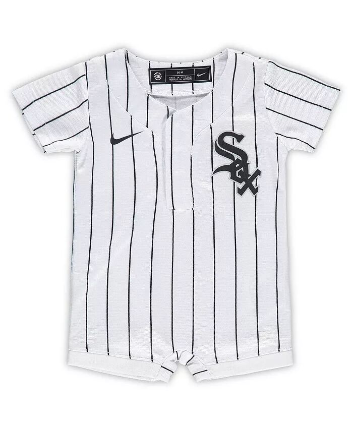 Белый комбинезон Chicago White Sox Official Jersey для новорожденных и младенцев, мальчиков и девочек Nike
Белый комбинезон Chicago White Sox Official Jersey для новорожденных и младенцев, мальчиков и девочек Nike