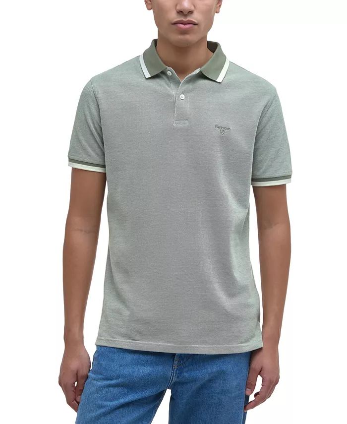 Мужская поло с коротким рукавом Barnard классического кроя Barbour, зеленый
Мужская поло с коротким рукавом Barnard классического кроя Barbour, зеленый
