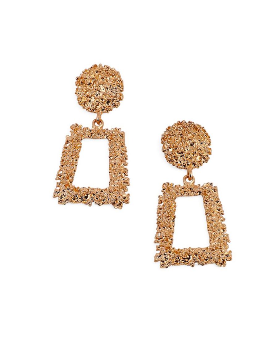 Женские серьги-подвески Corroded-Quad Drop Earrings - California Gold SOHI, Gold
Женские серьги-подвески Corroded-Quad Drop Earrings - California Gold SOHI, Gold