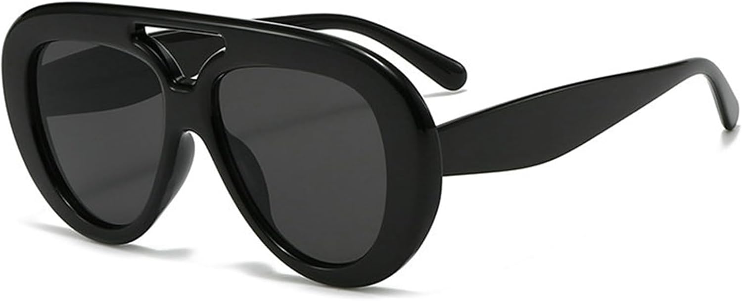 Солнцезащитные очки Willochra в винтажном овальном стиле для женщин и мужчин, в стиле «пилот», ретро, с двойной перемычкой, массивные, модные, с защитой от УФ-излучения UV400, C1
Солнцезащитные очки Willochra в винтажном овальном стиле для женщин и мужчин, в стиле «пилот», ретро, с двойной перемычкой, массивные, модные, с защитой от УФ-излучения UV400, C1