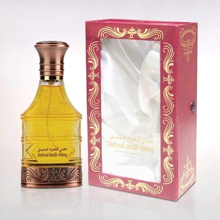 Dehnal Oudh Ateeq Luxuriously Noble Oriental Eau De Parfum от Al Haramain 55 мл
Dehnal Oudh Ateeq Luxuriously Noble Oriental Eau De Parfum от Al Haramain 55 мл