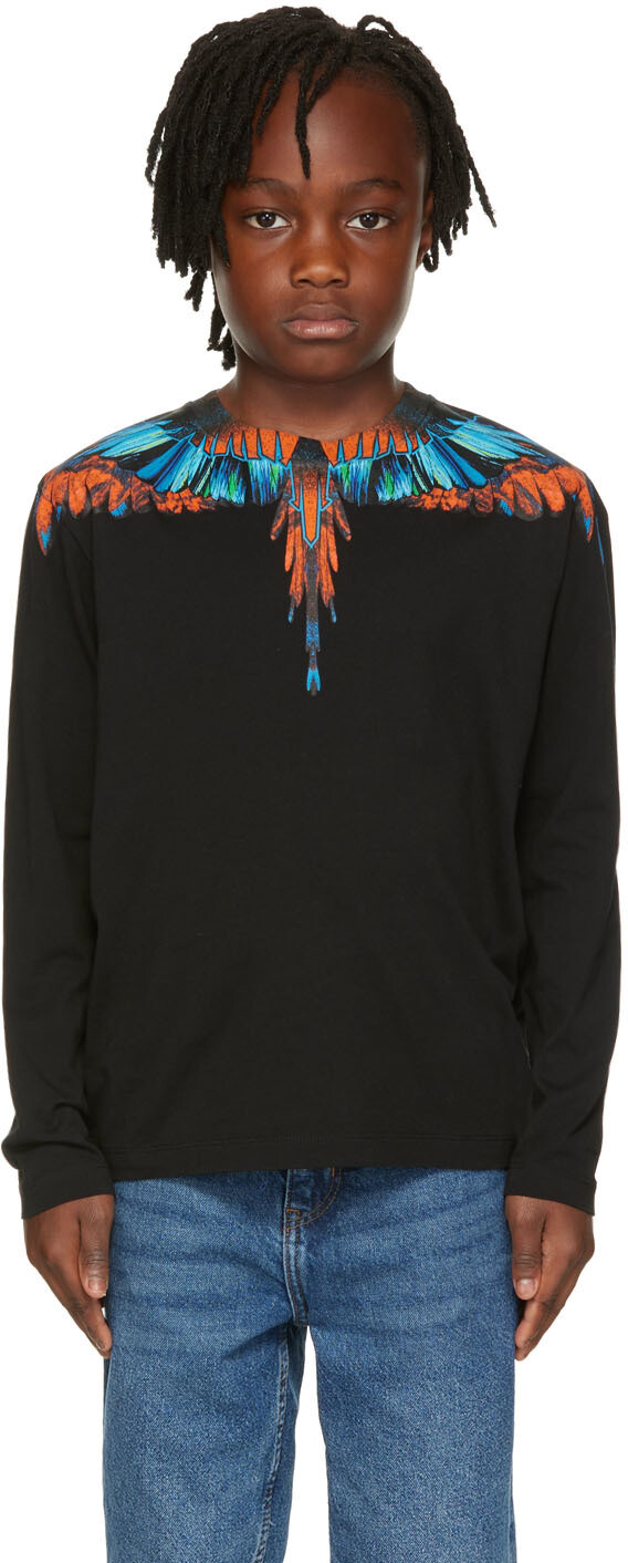 Детская черная футболка с длинным рукавом Travel Wings Marcelo Burlon County of Milan, Черный, Детская черная футболка с длинным рукавом Travel Wings Marcelo Burlon County of Milan
Детская черная футболка с длинным рукавом Travel Wings Marcelo Burlon County of Milan, Черный, Детская черная футболка с длинным рукавом Travel Wings Marcelo Burlon County of Milan