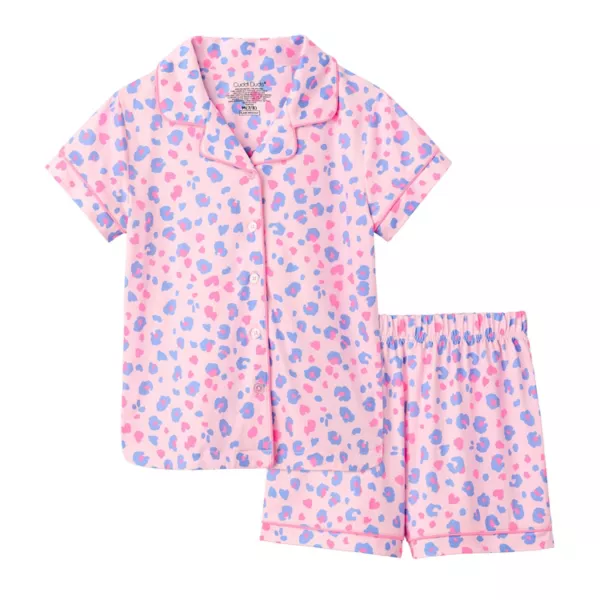Комплект из пижамного топа с короткими рукавами и шорт с принтом для девочек 4–12 лет Cuddl Duds, цвет leopard
Комплект из пижамного топа с короткими рукавами и шорт с принтом для девочек 4–12 лет Cuddl Duds, цвет leopard