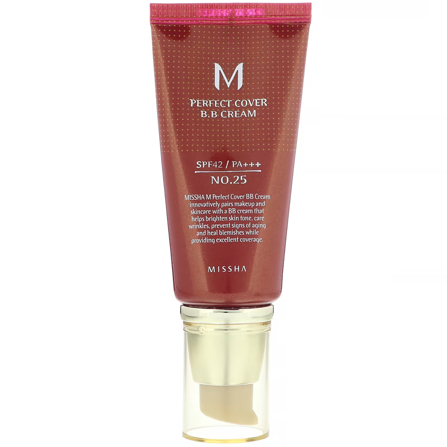 ВВ-крем Missha M Perfect Cover SPF 42 PA оттенок № 25 теплый бежевый, 50 мл
ВВ-крем Missha M Perfect Cover SPF 42 PA оттенок № 25 теплый бежевый, 50 мл