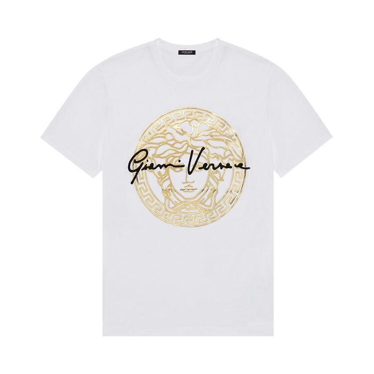 Футболка Versace GV Signature Medusa T-Shirt White/Gold/Black, белый
Футболка Versace GV Signature Medusa T-Shirt White/Gold/Black, белый
