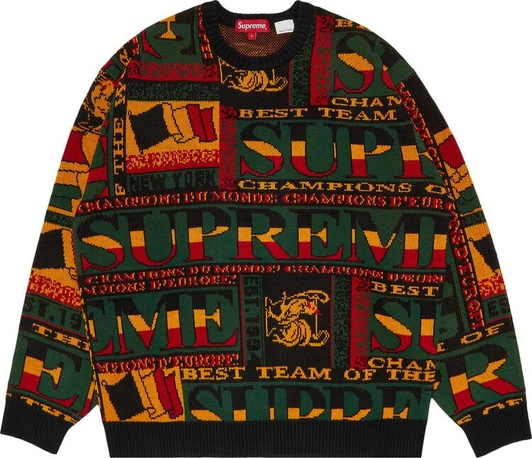 Свитер Supreme Scarf Sweater 'Black', черный
Свитер Supreme Scarf Sweater 'Black', черный