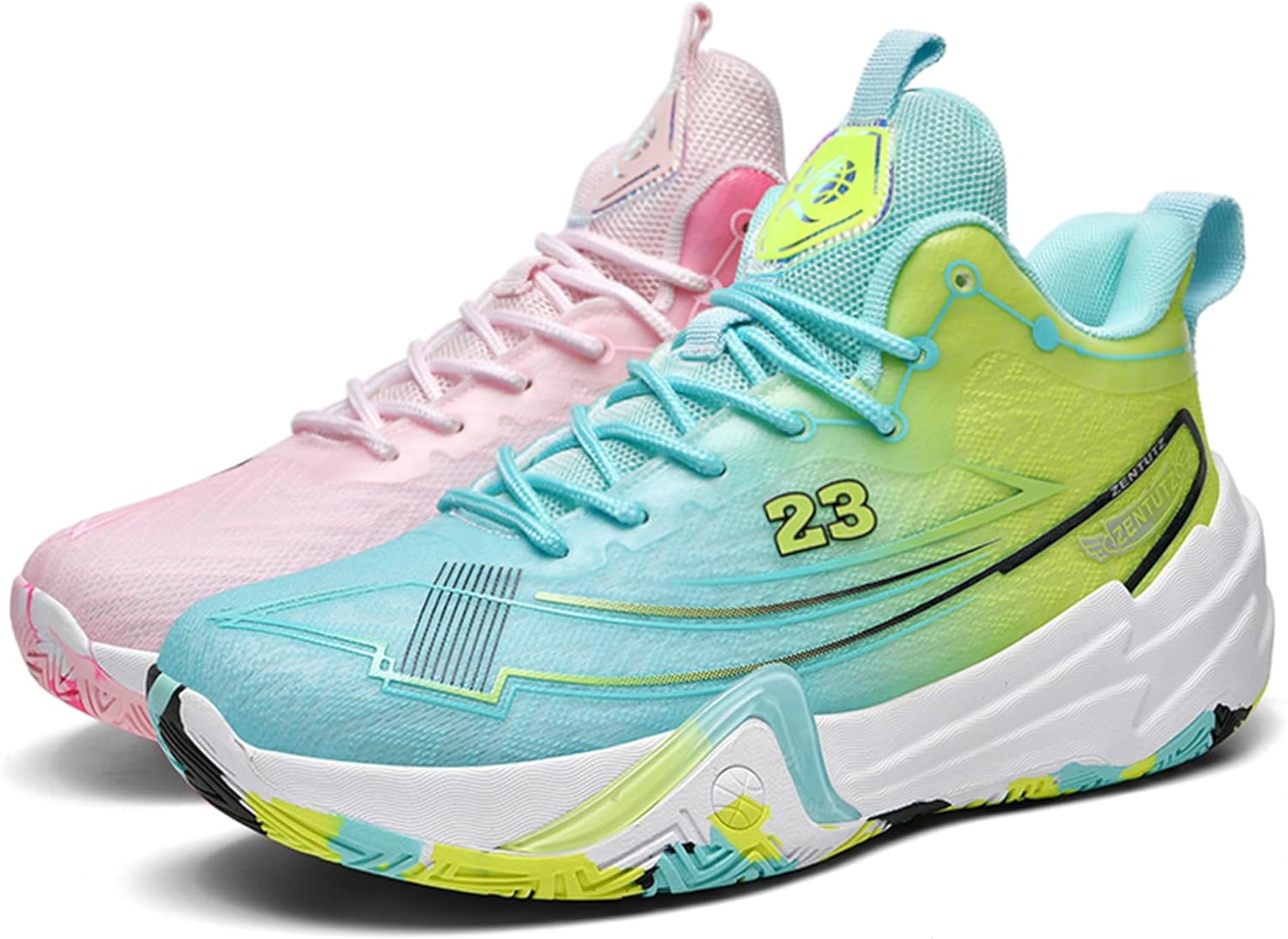 Мужские баскетбольные кроссовки против скольжения, дышащие, стильные, для занятий спортом на улице Kniaiwx, зеленый/розовый
Мужские баскетбольные кроссовки против скольжения, дышащие, стильные, для занятий спортом на улице Kniaiwx, зеленый/розовый