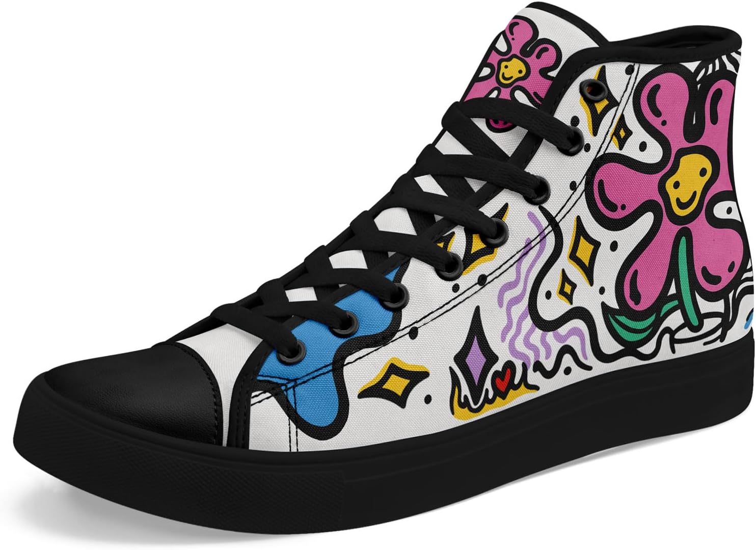 Стильные высокие кеды из холщовой ткани AWSOLE для мужчин и женщин, модные художественные дизайны, различные яркие стили, плоские кроссовки для ходьбы, белый/черный/синий/желтый/розовый
Стильные высокие кеды из холщовой ткани AWSOLE для мужчин и женщин, модные художественные дизайны, различные яркие стили, плоские кроссовки для ходьбы, белый/черный/синий/желтый/розовый