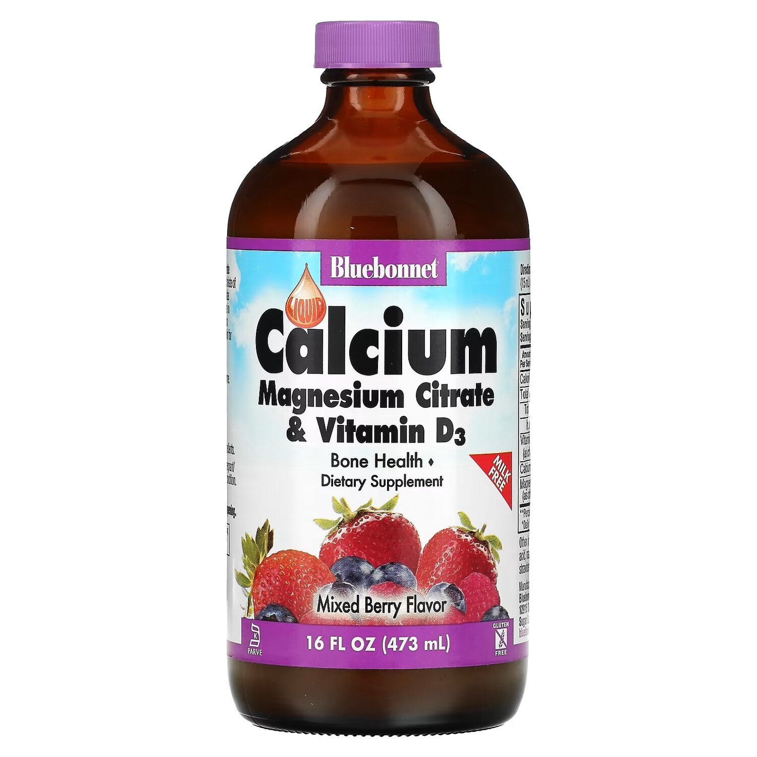 Bluebonnet Nutrition Жидкий цитрат кальция и магния с витамином D3 натуральный ягодный вкус, 472 мл
Bluebonnet Nutrition Жидкий цитрат кальция и магния с витамином D3 натуральный ягодный вкус, 472 мл