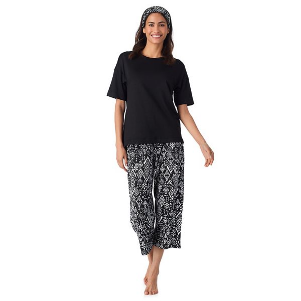 Женский комплект пижамы с коротким рукавом и капри Cuddl Duds, Black And White Ikat
Женский комплект пижамы с коротким рукавом и капри Cuddl Duds, Black And White Ikat