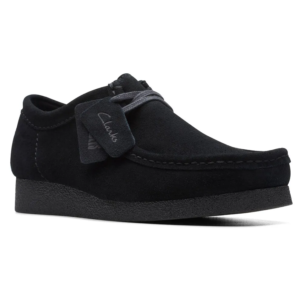 Лоферы Clarks Shoes Wallabee EVO boat shoes, черный
Лоферы Clarks Shoes Wallabee EVO boat shoes, черный