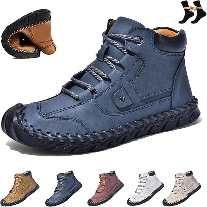 Мужские ортопедические ботинки GHTRHSB - поддержка свода стопы, комфортные мужские кожаные ботинки ручной работы, мужские кожаные ботинки, широкие водонепроницаемые походные ботинки, темно-синий
Мужские ортопедические ботинки GHTRHSB - поддержка свода стопы, комфортные мужские кожаные ботинки ручной работы, мужские кожаные ботинки, широкие водонепроницаемые походные ботинки, темно-синий