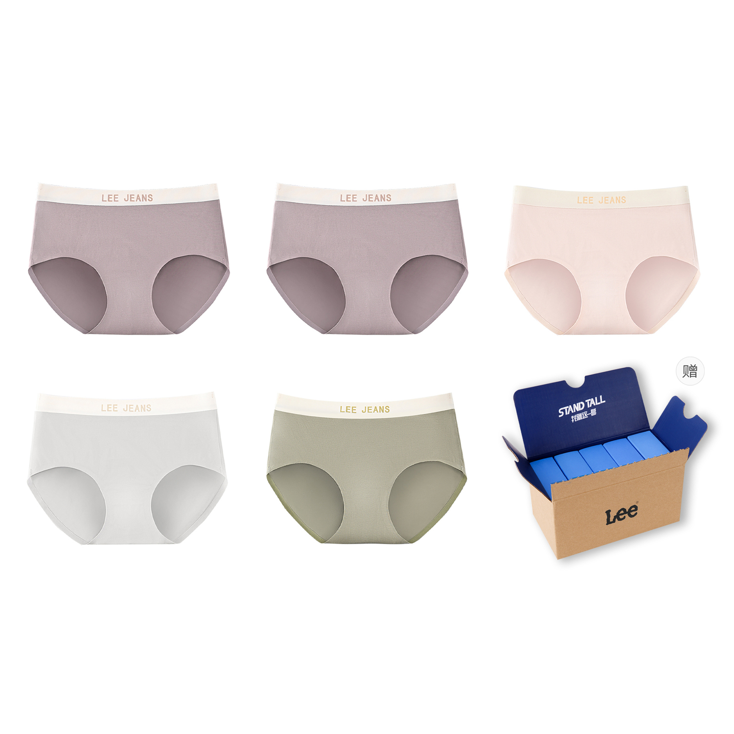 Женские боксеры 5 штук Lee, зеленый
Женские боксеры 5 штук Lee, зеленый