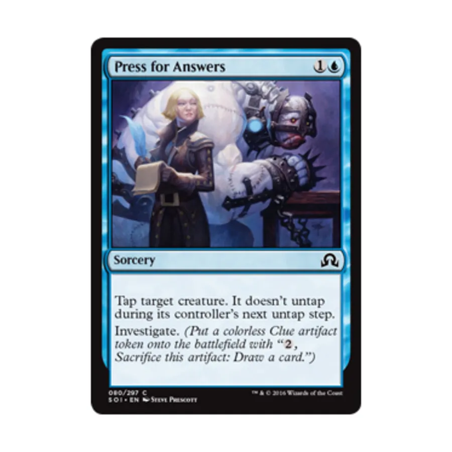 CCG Нажмите для ответов (С) (Фольга), MTG - Shadows Over Innistrad
CCG Нажмите для ответов (С) (Фольга), MTG - Shadows Over Innistrad