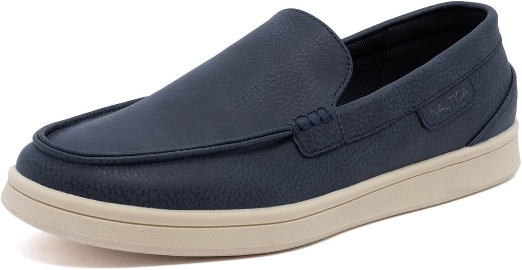 Мужские слипоны Nautica, повседневные мокасины с носком-мок и кроссовки в стиле лодочных туфель для мужчин - легкие и удобные - Derwin, темно-синий
Мужские слипоны Nautica, повседневные мокасины с носком-мок и кроссовки в стиле лодочных туфель для мужчин - легкие и удобные - Derwin, темно-синий